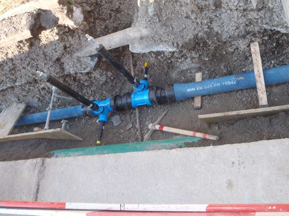 Gussleitung für Trinkwasser